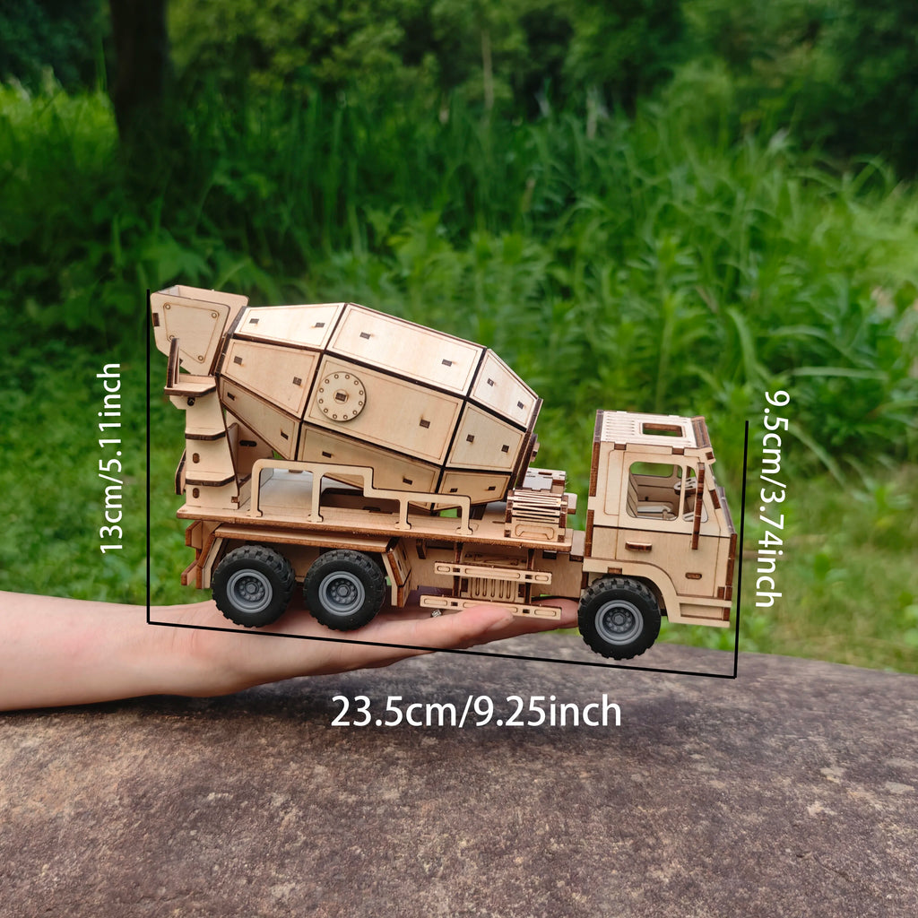 3D Wooden Jigsaw Airship Model Kit For Adult Model Building Kit Brain Sharp Turn For Adult Building Handmade Craft Machinery