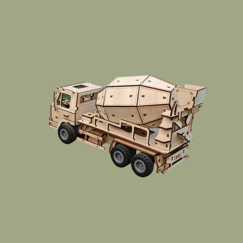 3D Wooden Jigsaw Airship Model Kit For Adult Model Building Kit Brain Sharp Turn For Adult Building Handmade Craft Machinery