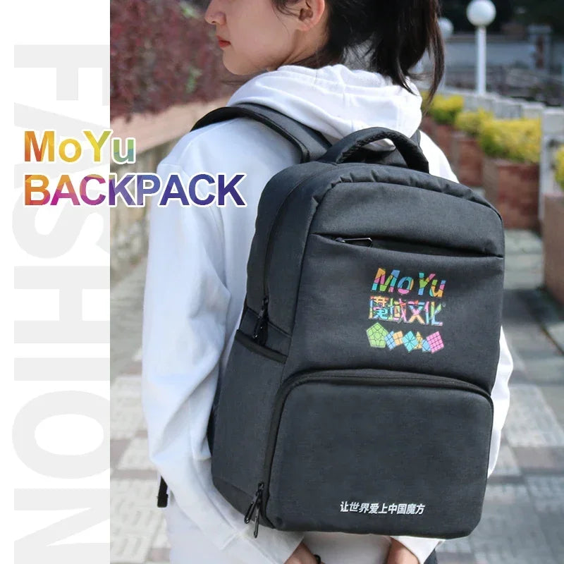 [PiCube] MoYu Backpack Bag Black Professional Bags for Magic Puzzle Cube 2x2 3x3x3 4x4 5x5 6x6 7x7 8x8 9x9 All Layer Toy Sets
